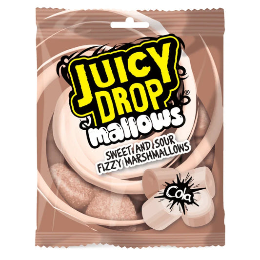 Bazooka Juicy Drop Mallows Cola 100g (Case of 20)