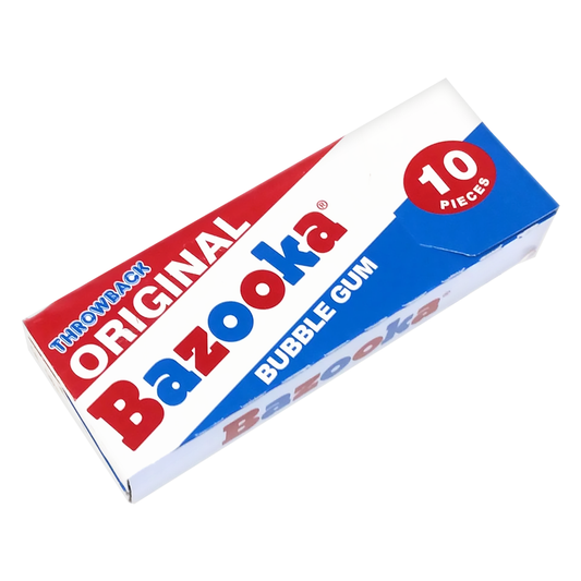 Bazooka Original Throwback Bubble Gum 114g (Case of 12)