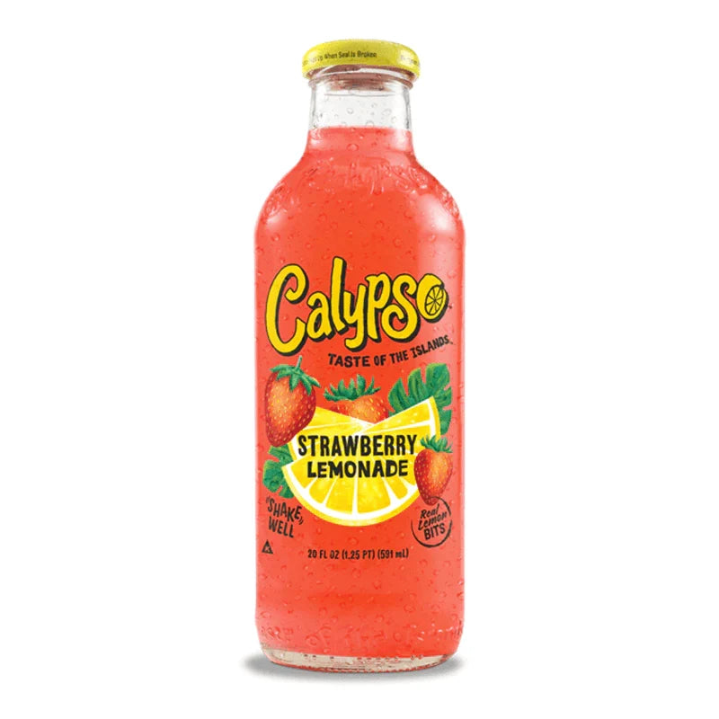 Calypso Strawberry Lemonade 473ml Bottle (Case of 12)