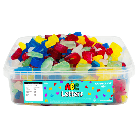Candycrave ABC Letters Tub 600g