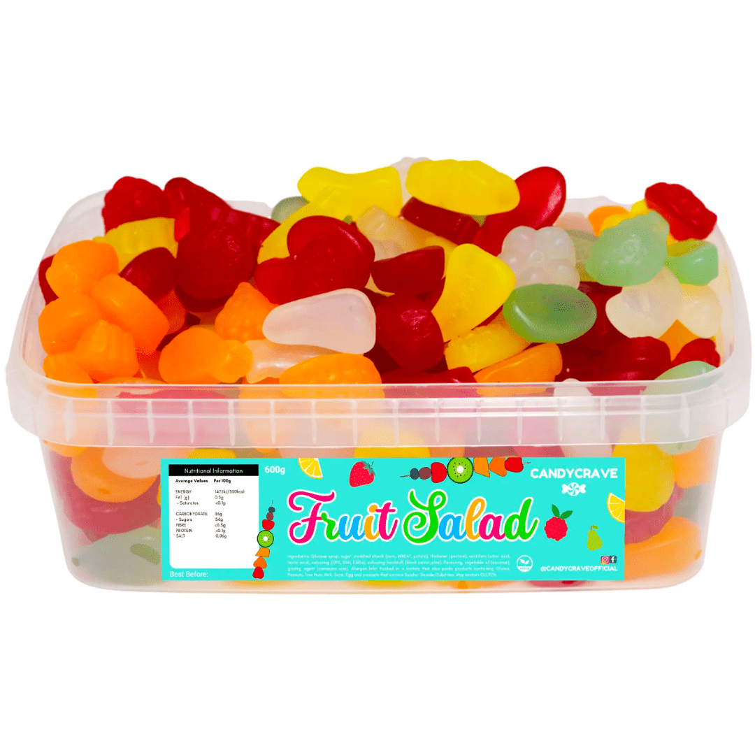 Candycrave Fruit Salad Gums Tub 600g