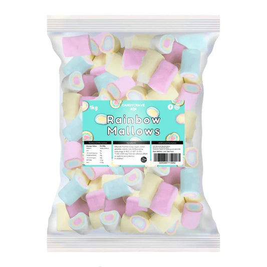 CandyCrave Mallows Rainbow Bag 1kg