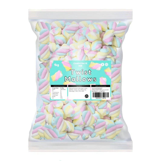 CandyCrave Mallows Small Twist Bag 1kg
