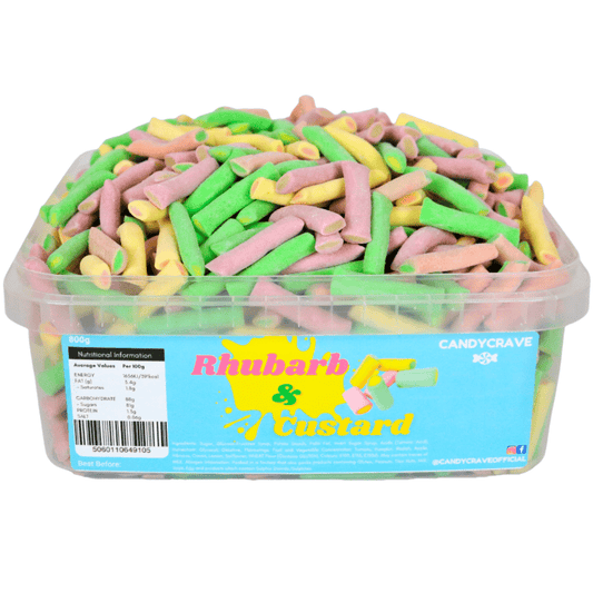 Candycrave Rhubarb & Custard Tub 600g