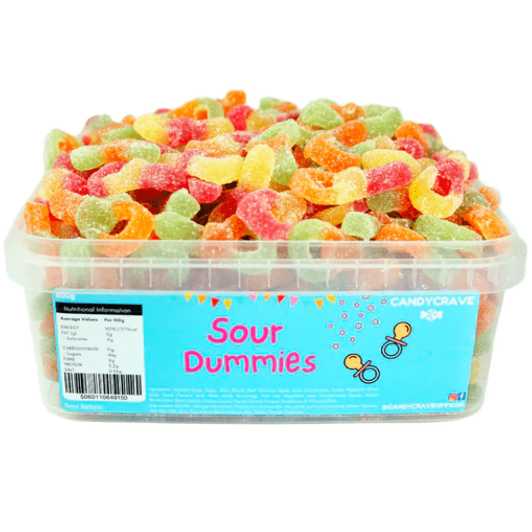 Candycrave Sour Dummies Tub 600g