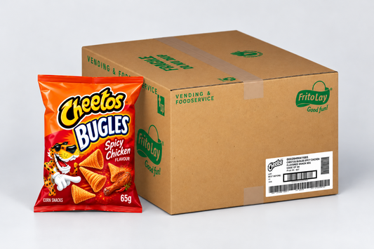 Cheetos Bugles Spicy Chicken — Case of 80 × 65g