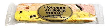 Candy Creations Nougat Bar Liquorice Allsorts 130g (Case of 16)