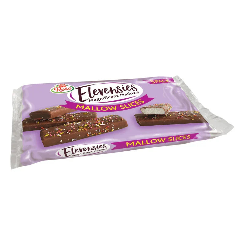 Elevensies Mallow Slices 5 Pack 82g (Case of 24)