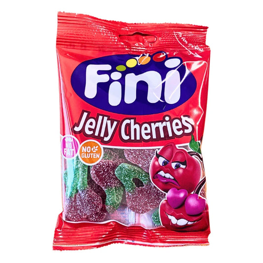 Fini Halal Jelly Fizzy Cherries 75g (Case of 12)