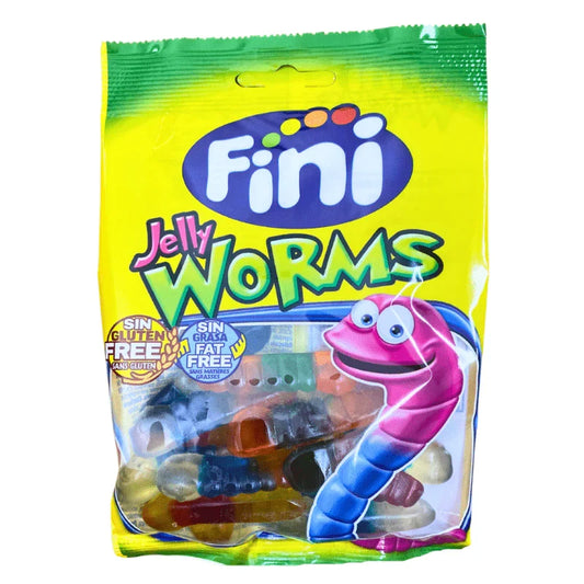 Fini Halal Jelly Worms 75g (Case of 12)