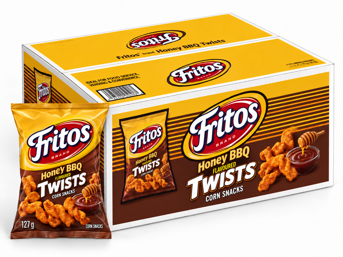 Fritos Honey BBQ Twists — Case of 90 × 127g
