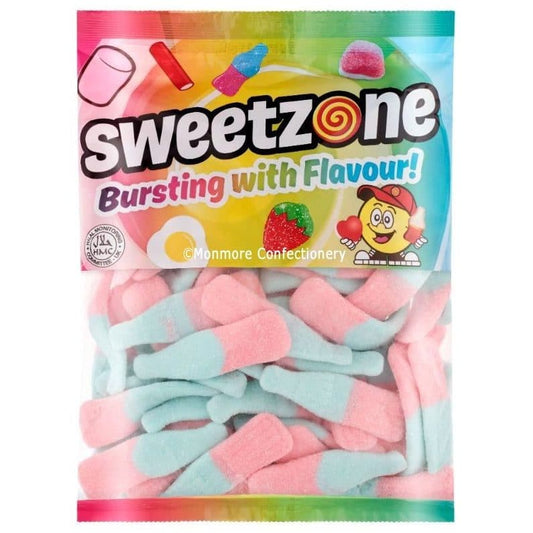 Sweetzone Giant Fizzy Bubblegum Bottles Bag 1kg