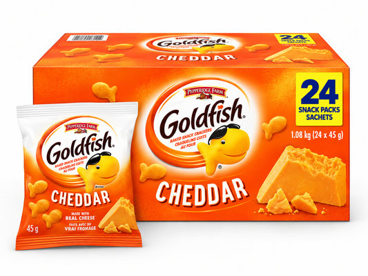 Goldfish Cheddar — Case of 24 × 45g