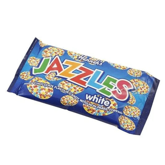 Hannahs Small Bags White Jazzles 40g (Case of 24)