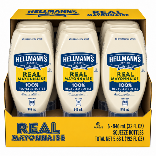 Hellmann's Mayonnaise - Large - Case of 6 × 946ml