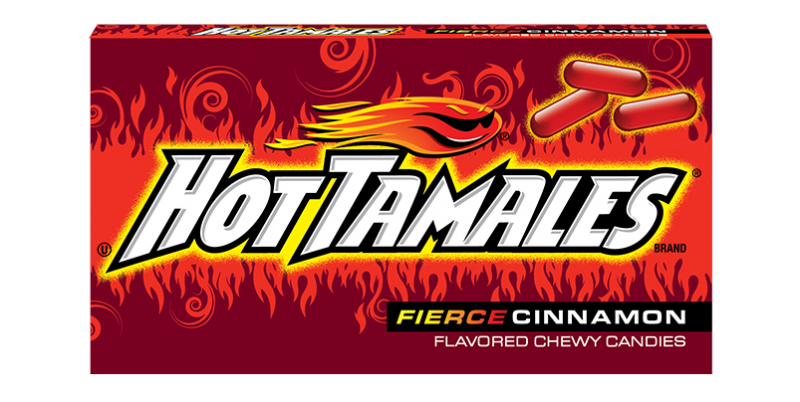 Hot Tamales Fierce Cinnamon Theatre Box 141g (Case of 12)