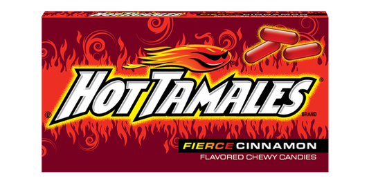 Hot Tamales Fierce Cinnamon Theatre Box 141g (Case of 12)