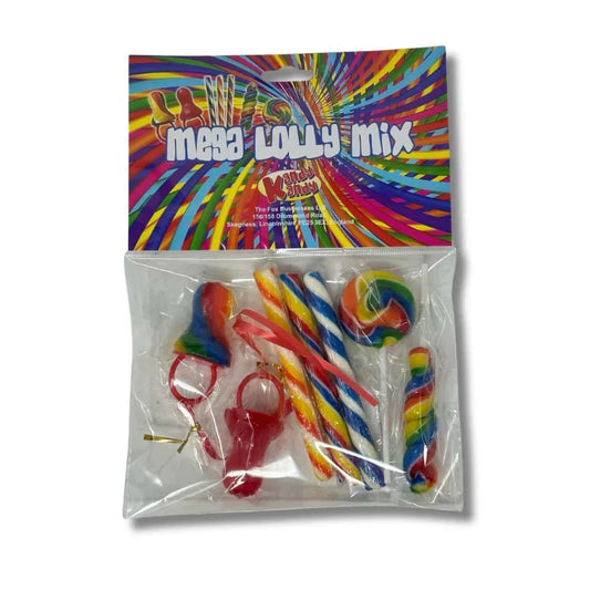 Kandy Kandy Rock Lollipop Mega Mix Lollies 7 Pack (case of 36)