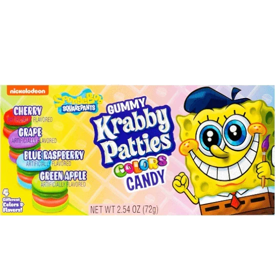 Krabby Patties Colours Theatre Box 72g (Case of 12)