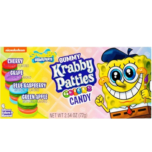 Krabby Patties Colours Theatre Box 72g (Case of 12)