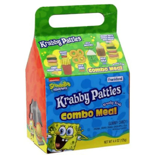 Krabby Patties Combo Meal Box 125g (Case of 6)