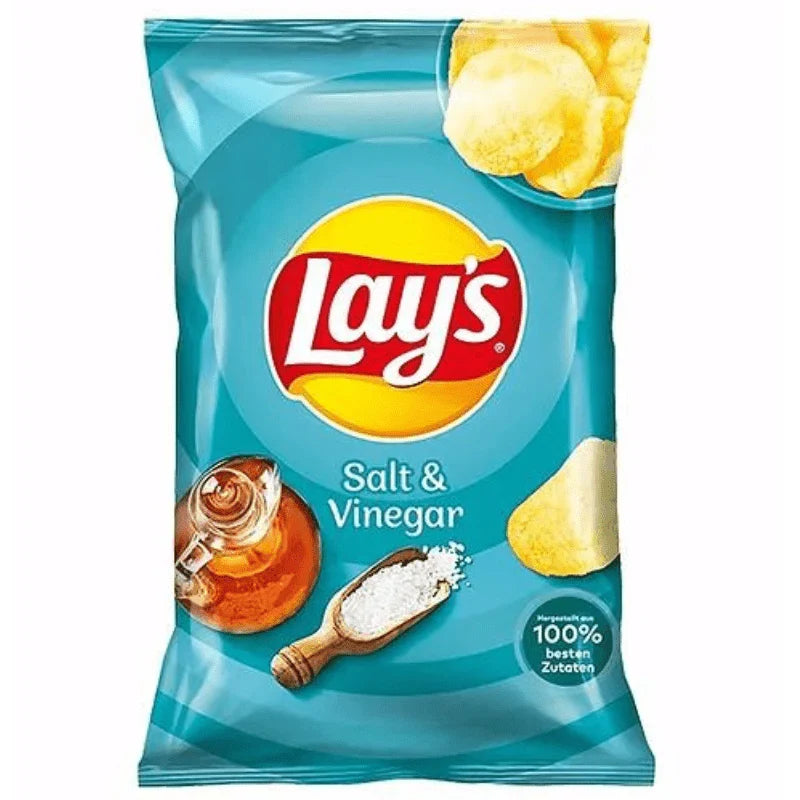 Lay's Salt & Vinegar Bag 150g (Case of 9)