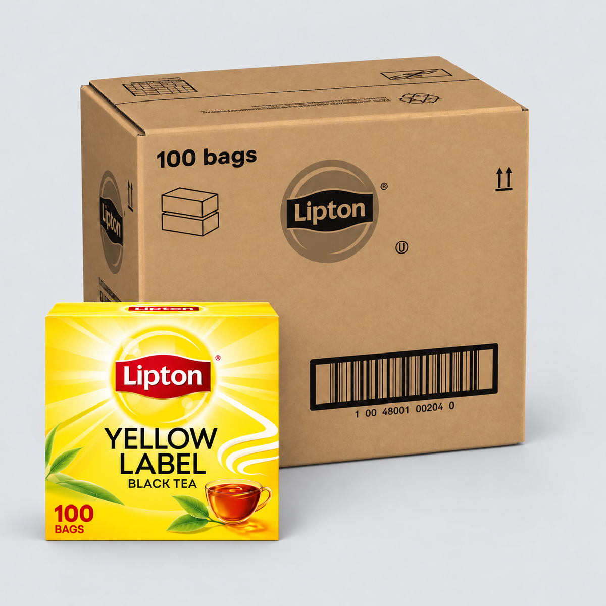 Lipton Black Tea - Large — Case of 12 × 100 bags