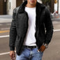 Avarati Men’s Shearling Lined Winter Jacket – Faux Leather Warm Insulated Coat - AVARATI