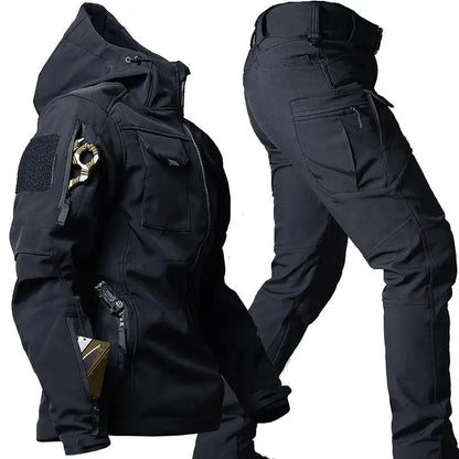 Avarati TerraShield Men’s Outdoor Set – Waterproof Windproof Softshell Jacket & Pants - AVARATI