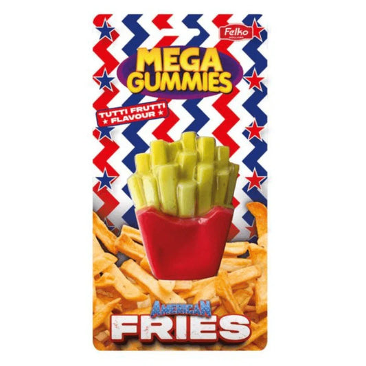 Felko Mega Gummies American Fries (120g) Case of 11