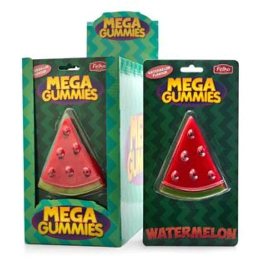 Felko Mega Gummies Watermelon Slices (120g) Case of 12