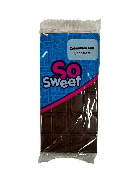 SoSweet Columbian Milk Chocolate Bar 80g (Case of 12)