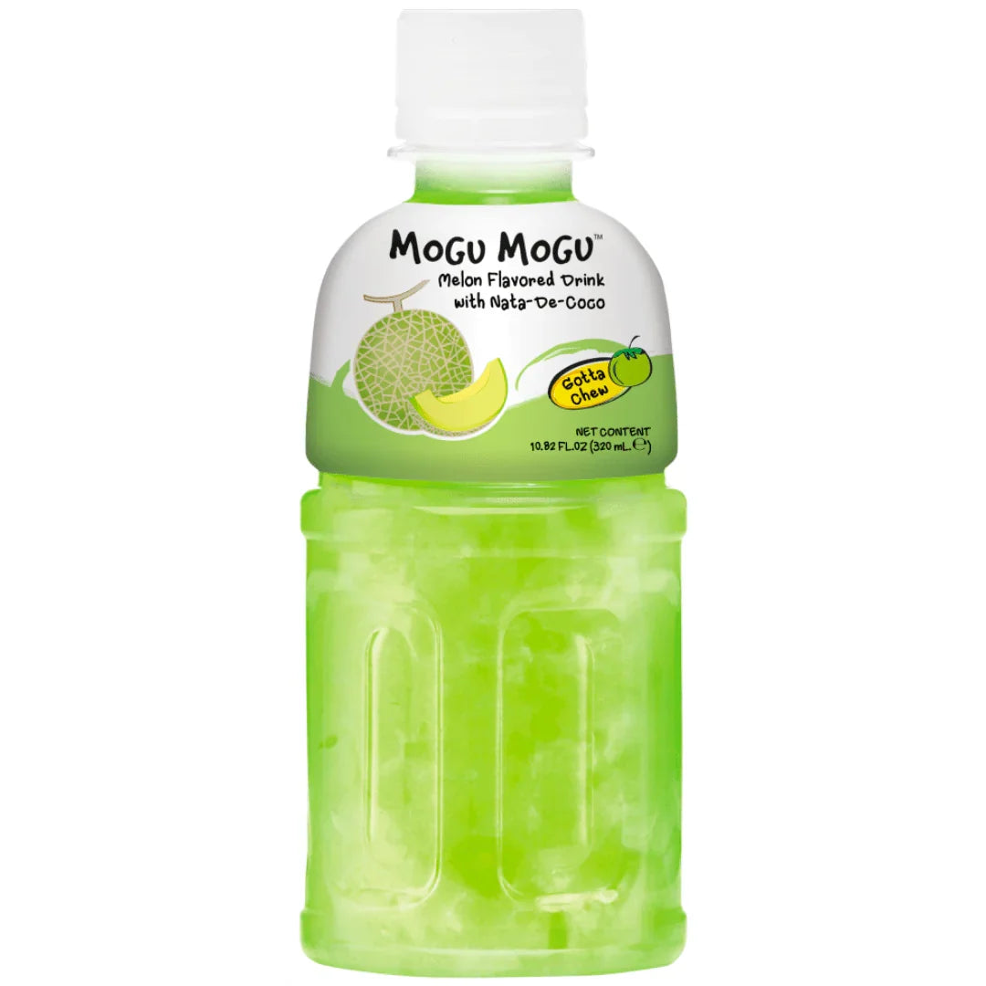 Mogu Mogu Melon with Nata de Coco Bottle 320ml (Case of 6)