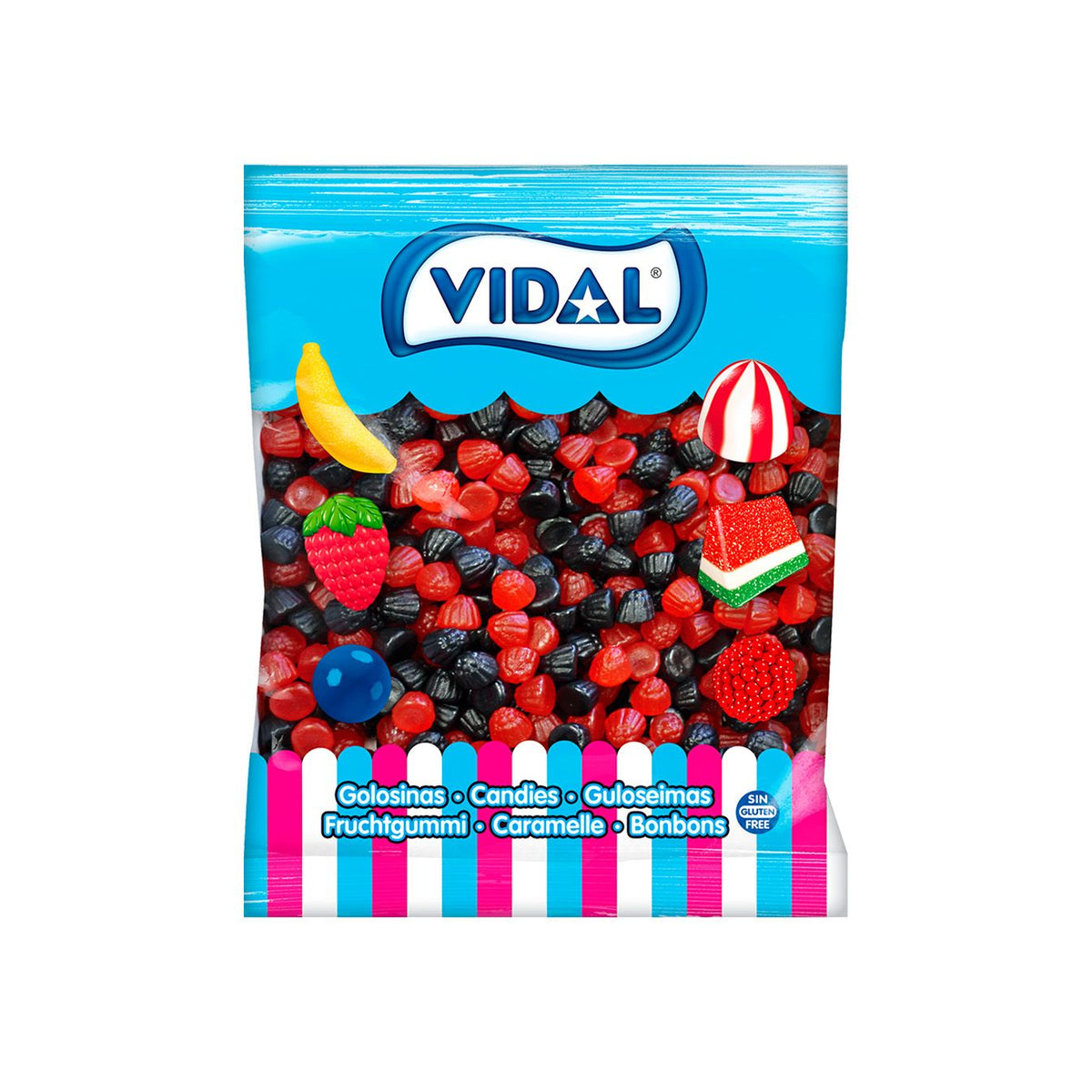 Vidal Mini Blackberries & Raspberries Bag 1kg
