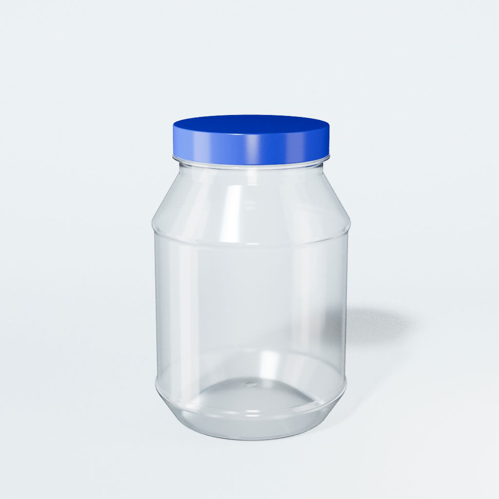 Empty Jar & Lid Small Round 740ml