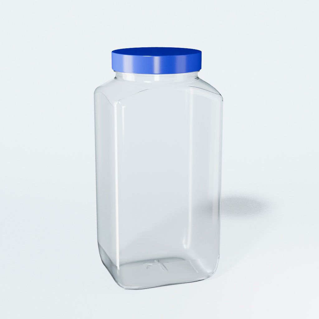 Empty Jar Large Square 4.5L