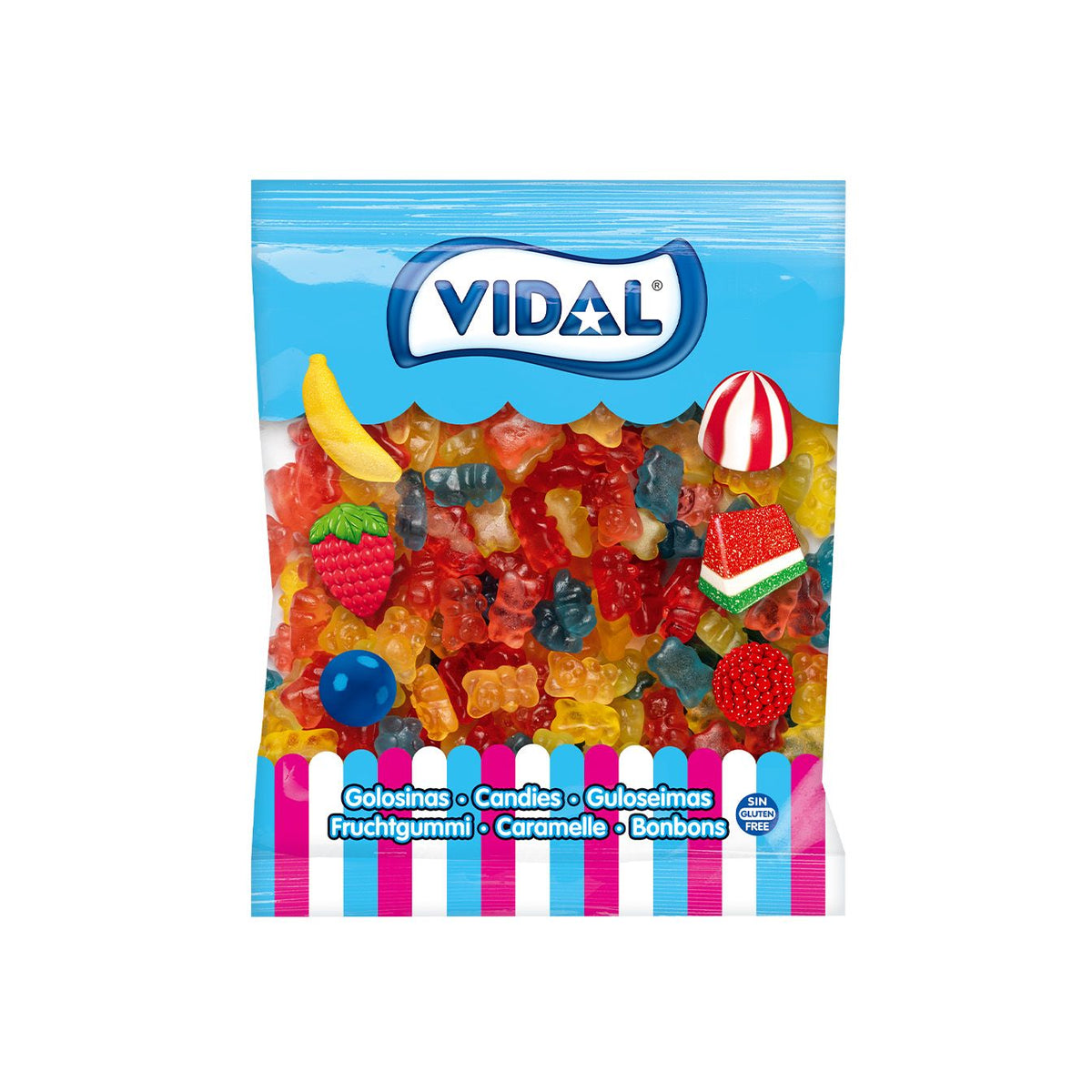 Vidal Gummy Bears Bag 1kg