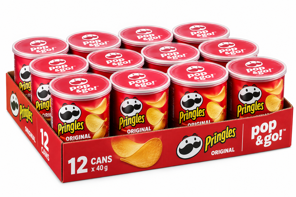 Pringles Original - Small — Case of 12 × 40g
