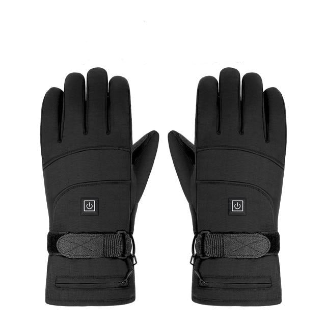 Snowproof Rechargeable Gloves - Waterproof Heated Touch Screen Winter Gloves