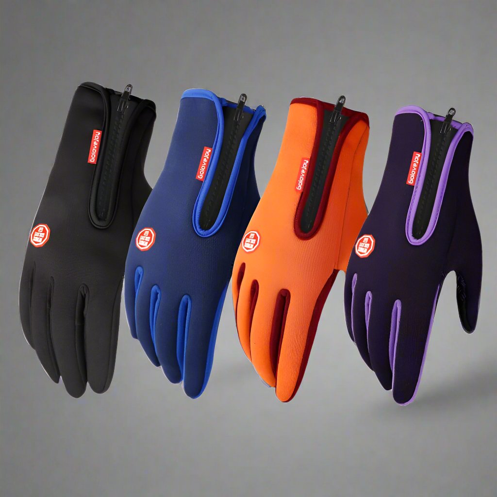 Waterproof Thermal Gloves - Windproof Winter Gloves for Hiking Running Driving & Cycling