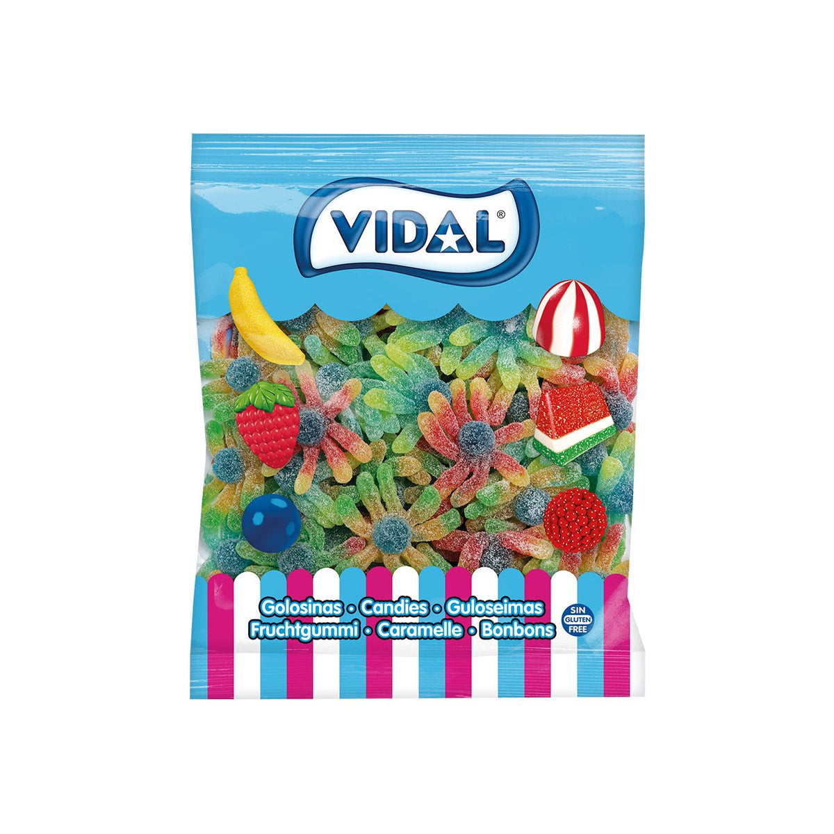 Vidal Fizzy Octopus Bag 1kg