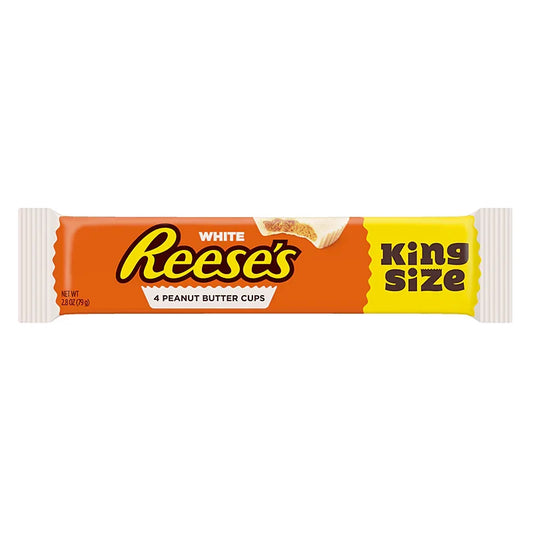 Reeses White Peanut Butter Cups King Size 79g (Case of 18)