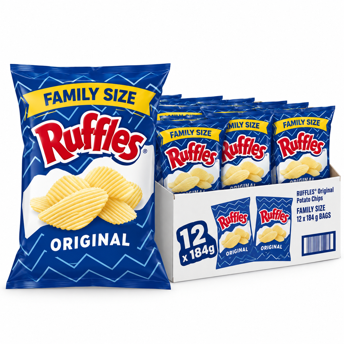 Ruffles Original - Family — Case of 12 × 184g