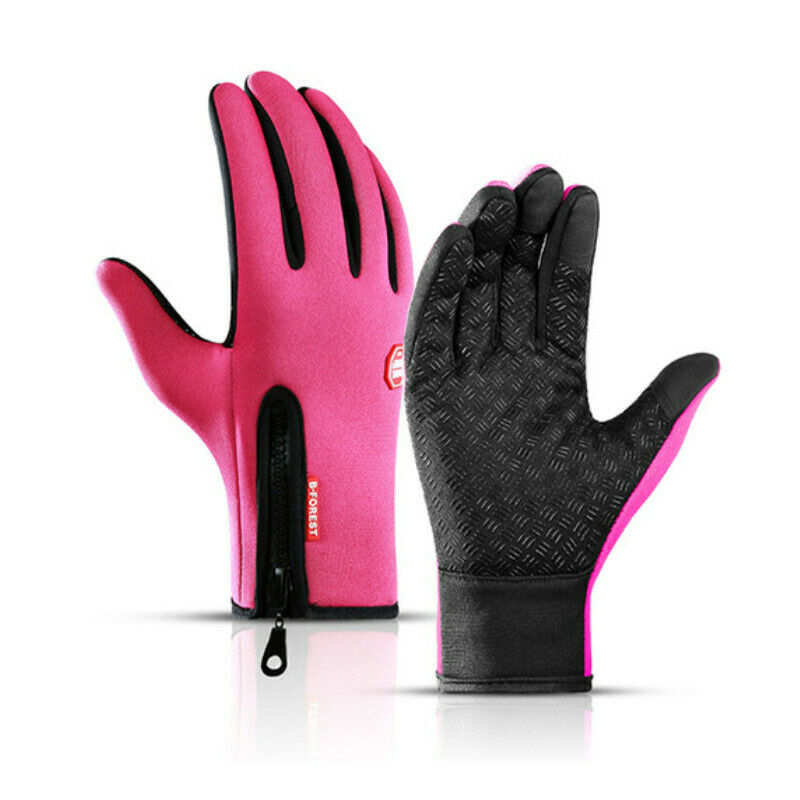 Waterproof Thermal Gloves - Windproof Winter Gloves for Hiking Running Driving & Cycling