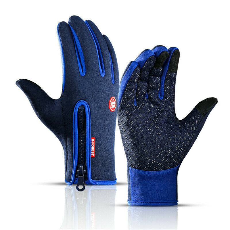 Waterproof Thermal Gloves - Windproof Winter Gloves for Hiking Running Driving & Cycling