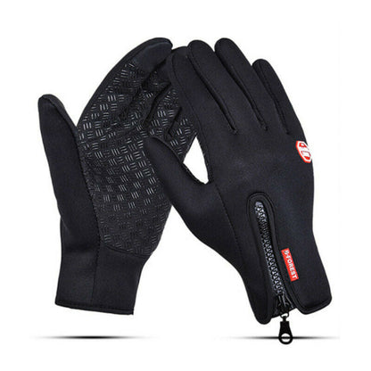 Waterproof Thermal Gloves - Windproof Winter Gloves for Hiking Running Driving & Cycling