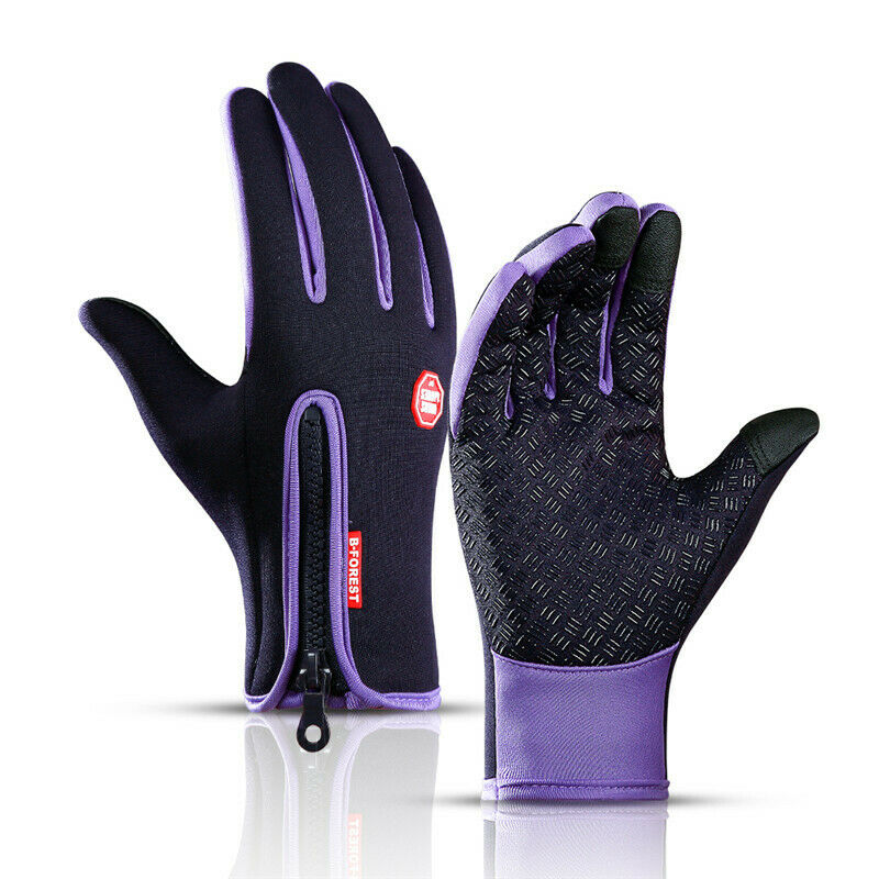 Waterproof Thermal Gloves - Windproof Winter Gloves for Hiking Running Driving & Cycling