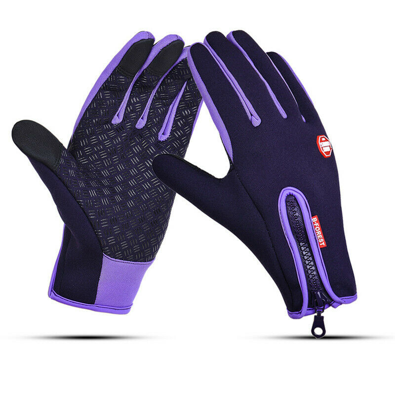 Waterproof Thermal Gloves - Windproof Winter Gloves for Hiking Running Driving & Cycling