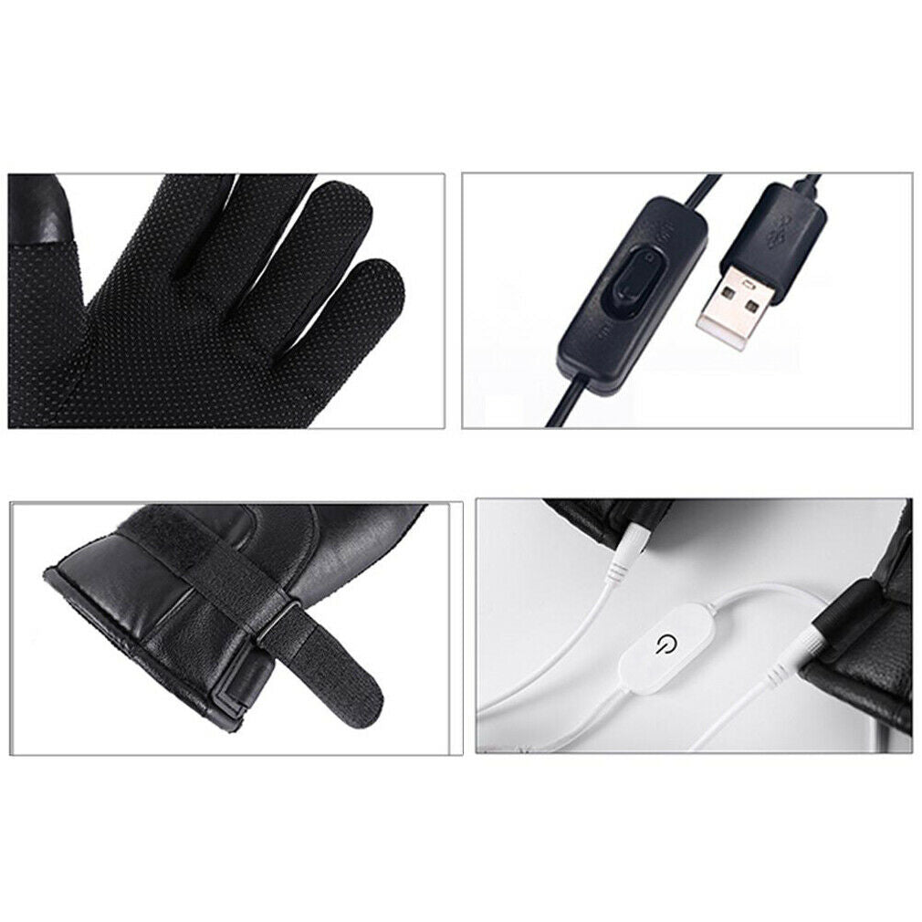 Premium Winter Waterproof Gloves -  Heated Electric Gloves with Touch Screen Sensor