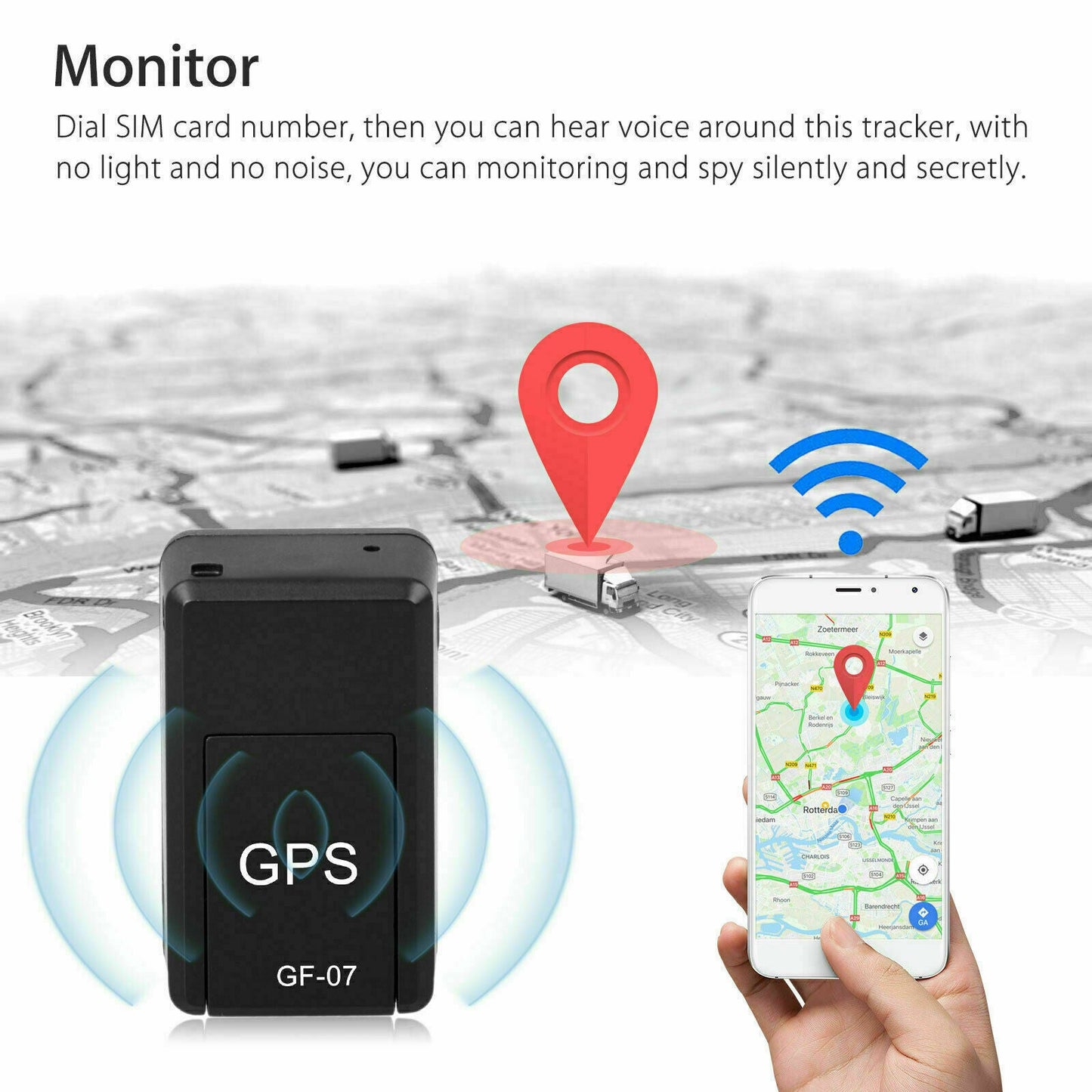 Real Time Mini GPS Tracker - Magnetic GPS Tracker